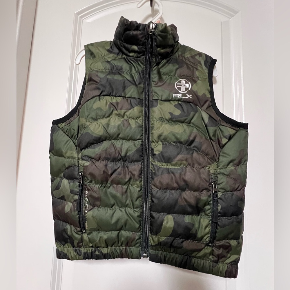 Polo Ralph Lauren RLX Kids Camo Puffer Vest 2T